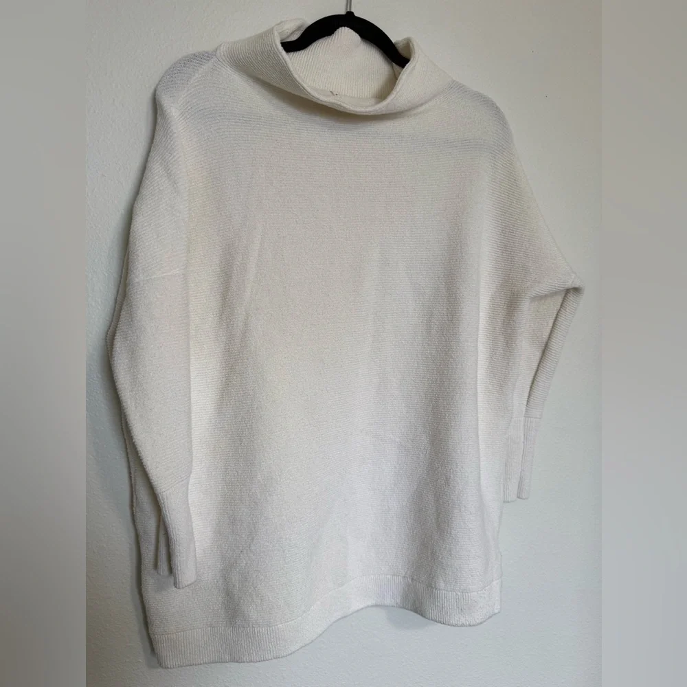 Free People Ottoman Slouchy Tunic oversized ribbed knit sweater